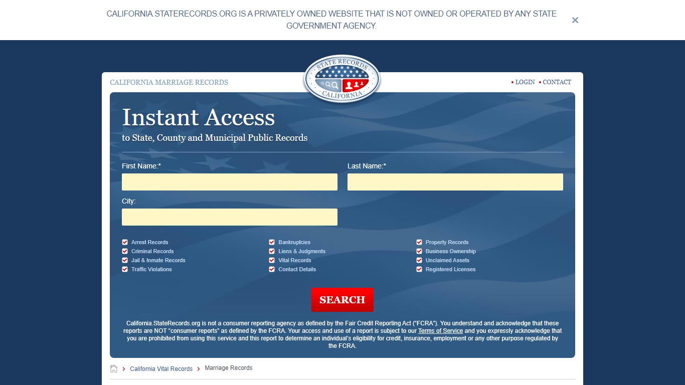 How to Find California Marriage Records | StateRecords.org